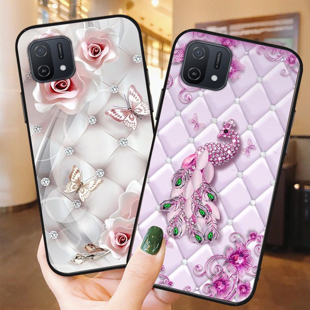 Ốp lưng điện thoại oppo a16k in hình phong cách nữ sang chảnh