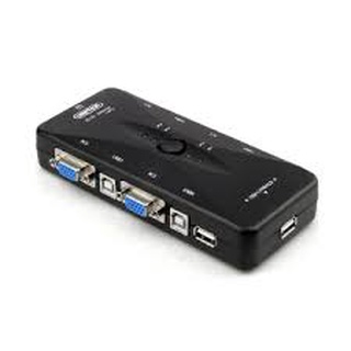 Bộ chuyển đổi kvm vga usb 4 vào 1 ra unitek u-8710/8710abk