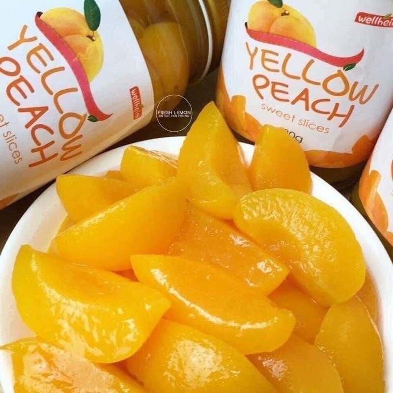 Trà Đào Ngâm Yellow Peach Hàn Quốc 680g - Nongwoo Food - Chính hãng