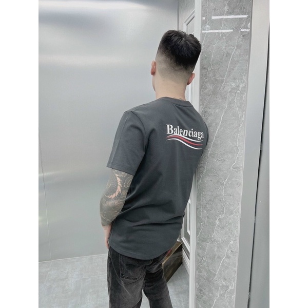 Áo thun - Balenciaga - BALENCIAGA WAVE LOGO PRINTED T-SHIRT