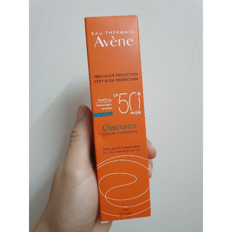 Kem chống nắng Avene Cleanance spf 50+ dành cho da dầu 50ml