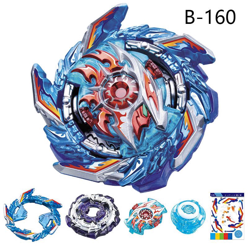 Bộ con quay hồi chuyển Beyblade Burst Gt B160 Booster King Helios.Zn kèm bệ phóng