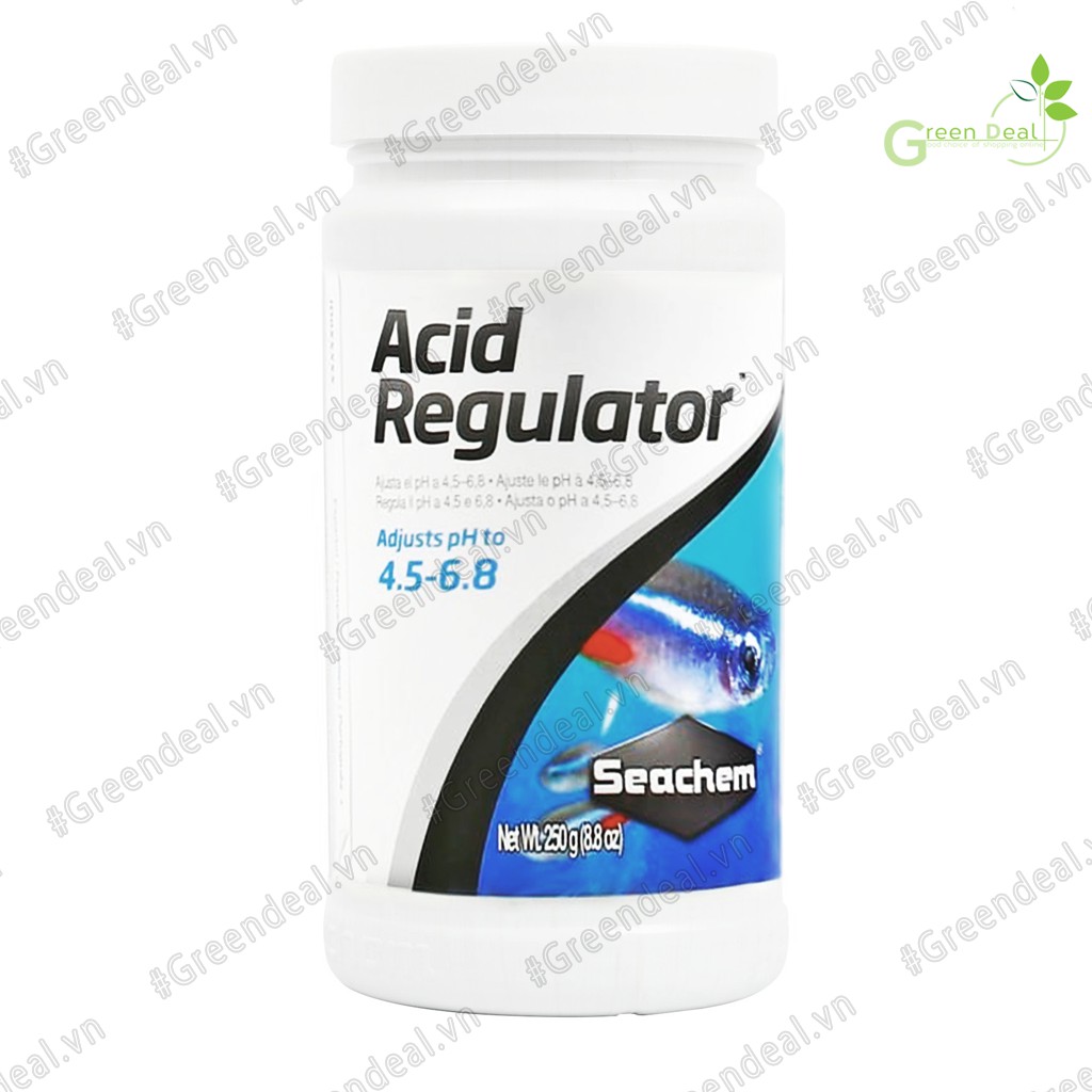 SEACHEM - Acid Regulator (Hộp 250 gram) | Chất giảm độ pH (4.5 - 6.8) hồ cá thủy sinh