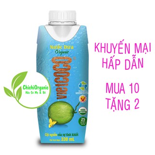 Nước dừa Vietcoco Organic 330ml