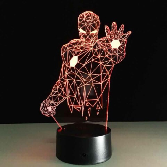 Đèn led 3D iron man