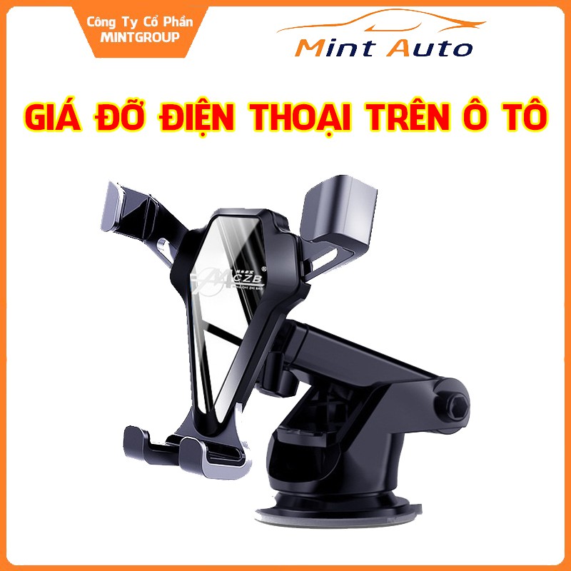 Giá đỡ điện thoại trên ô tô hút chân không hoặc cài cửa gió điều hòa tiện lợi