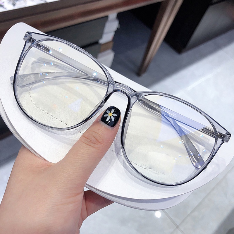 Gọng kính cận nam nữ thời trang Ulzzang mắt kính tròn không độ chống tia UV thay được tròng cận đẹp giá rẻ 068