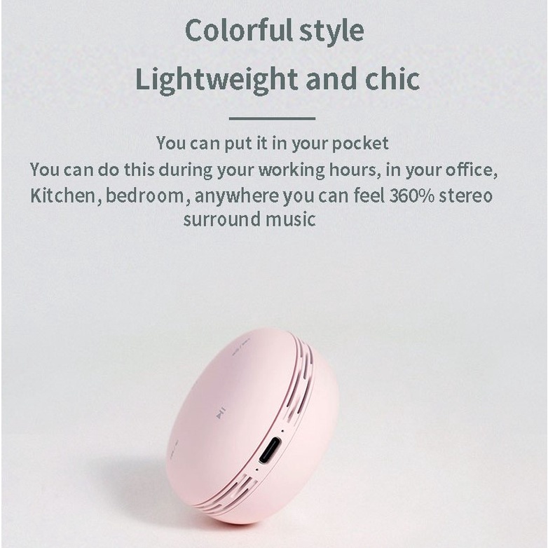 Loa Bluetooth Không Dây Mini Chống Thấm Nước Ipx7 Có Nút Điều Khiển