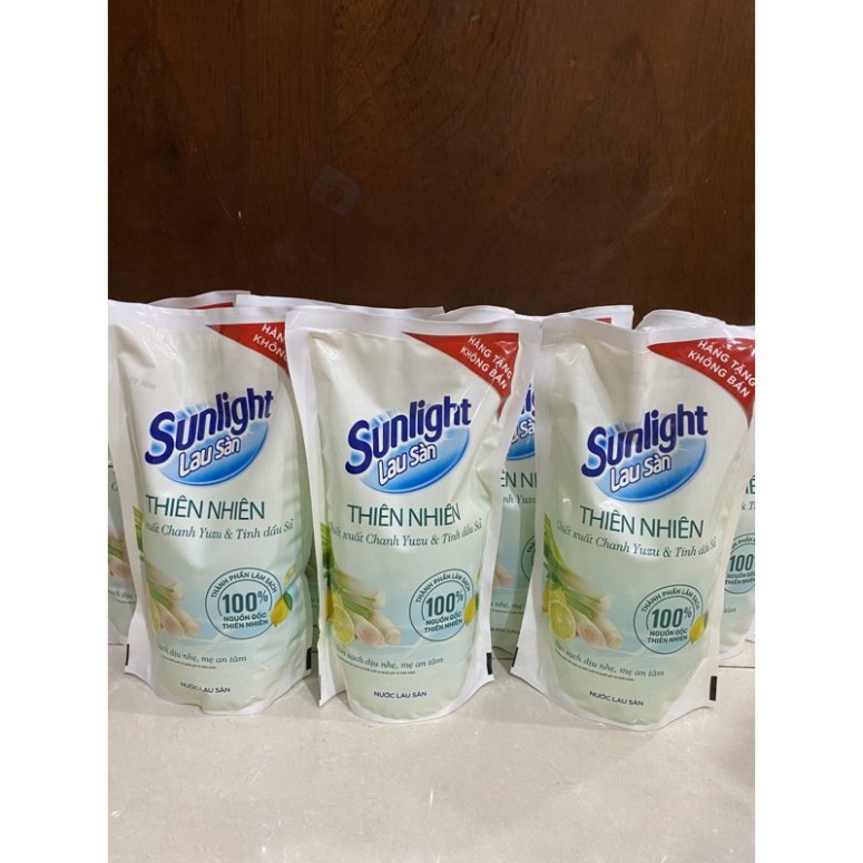 [CSKH86] Combo 3 túi Sunlight lau sàn tinh dầu xả 700g( hàng km)