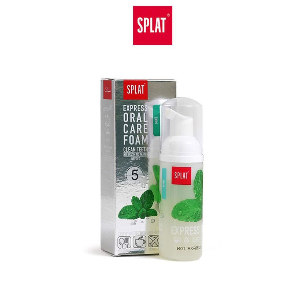 Nước Súc Miệng, Bọt Súc Miệng Vệ Sinh Răng Miệng Trong 1 Phút SPLAT ORAL CARE FOAM 50ml