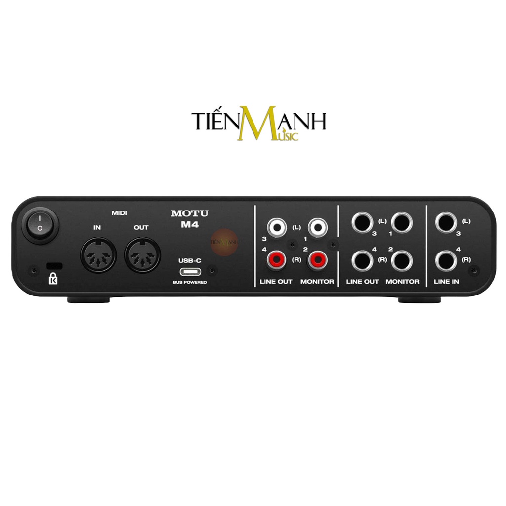 Soundcard MoTu M4 - Sound Card Bộ Thu Âm Thanh và Livestream USB-C Audio Interface