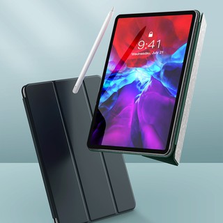 BAO DA IPAD PRO 12.9 2020 BASEUS SIMPLISM THREE-FOLD NAM CHÂM HÍT LƯNG CHÍNH HÃNG [NEW 100%]