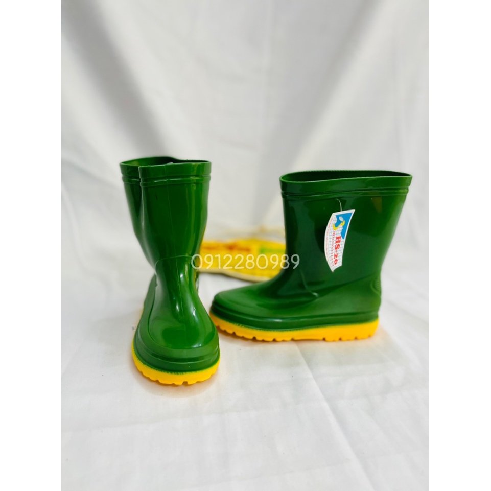 Ủng đi mưa cho bé, Ủng cao su trẻ em cao cấp _ Hình chụp thật
