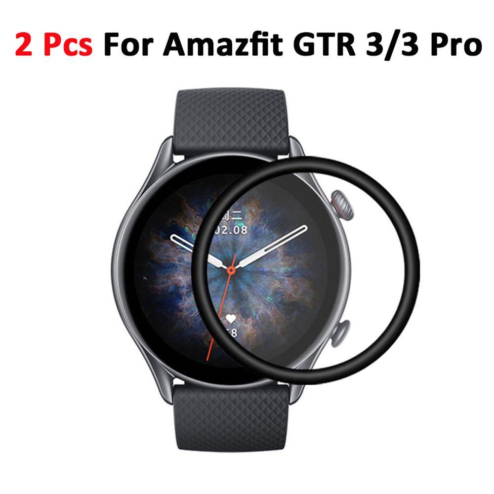 BTLIMER Set 2 Phim 3D Dán Bảo Vệ Màn Hình Cho Đồng Hồ Thông Minh Amazfit GTR3 / GTR3 Pro