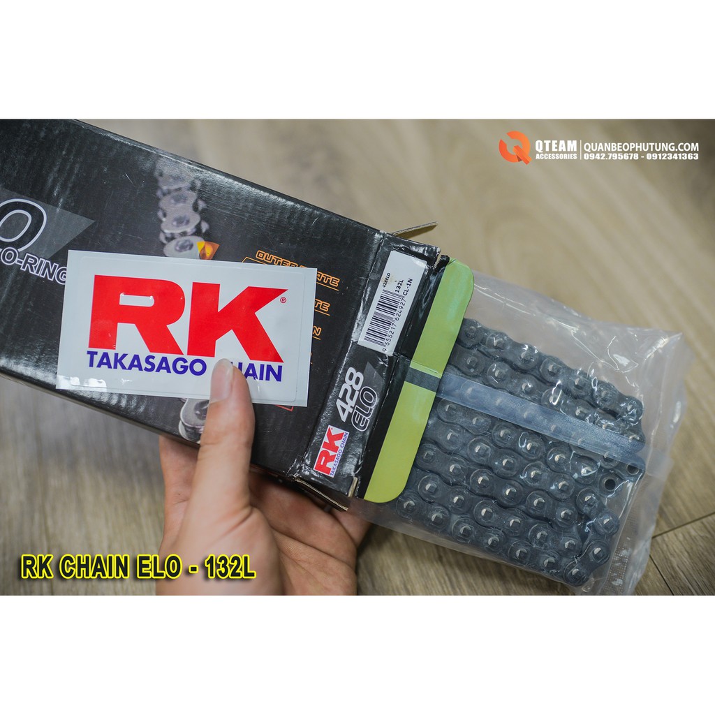 Nhông đĩa X1R 15-45 cho Honda Winner/ Winner X - xích RK chain ELO 132L