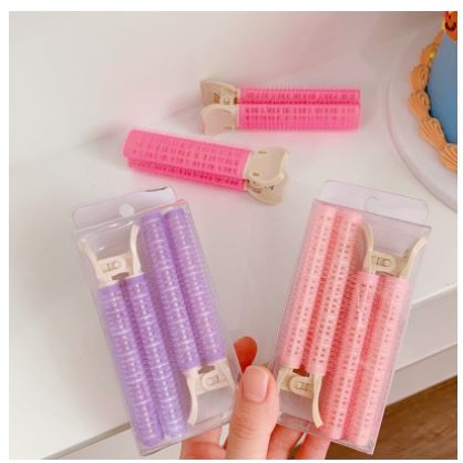 Set 2 Lô Kẹp Phồng Chân Tóc Có Kẹp Giữ Cố Định Tóc Mái Siêu Xinh