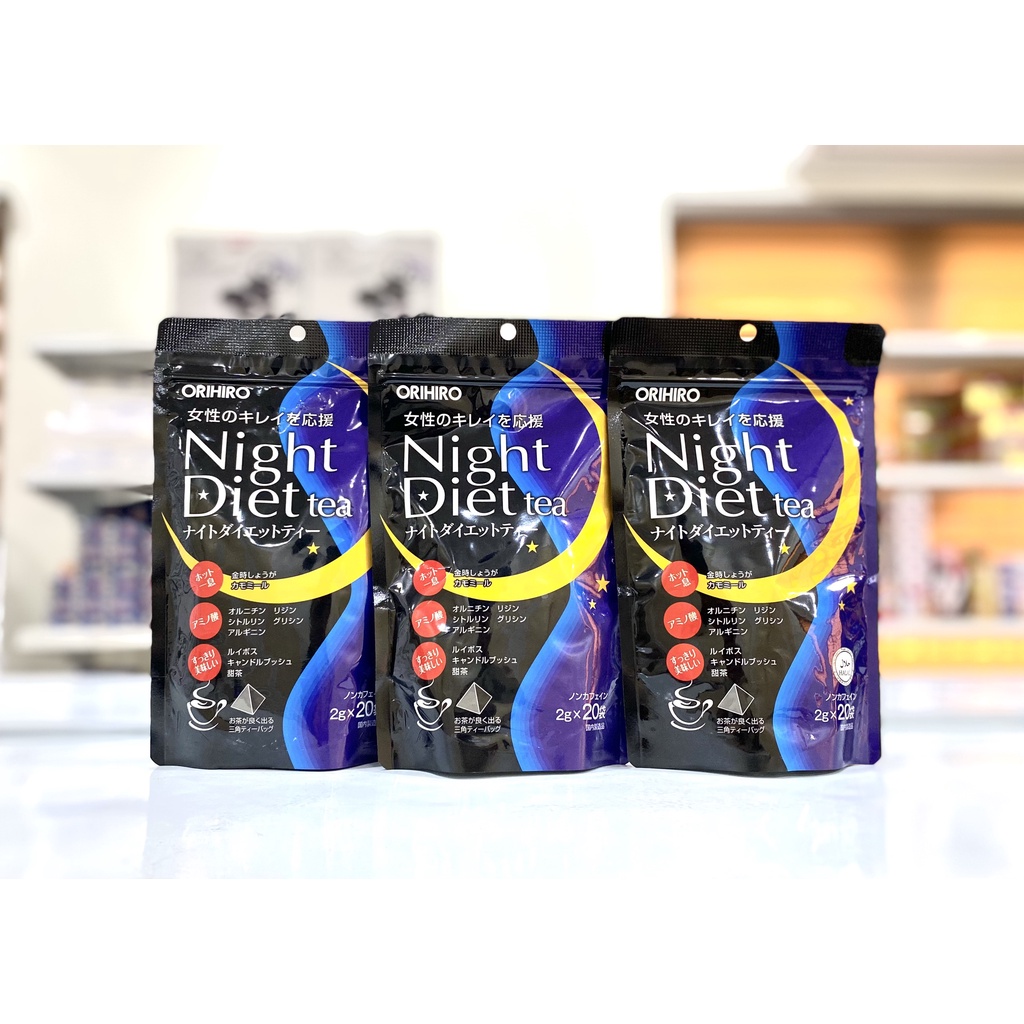 (HÀNG CHÍNH HÃNG) TRÀ GIẢM CÂN BAN ĐÊM NIGHT DIET TEA ORIHIRO