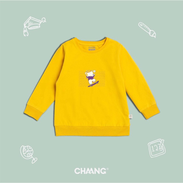 Áo nỉ dài tay chaangg cho bé yêu