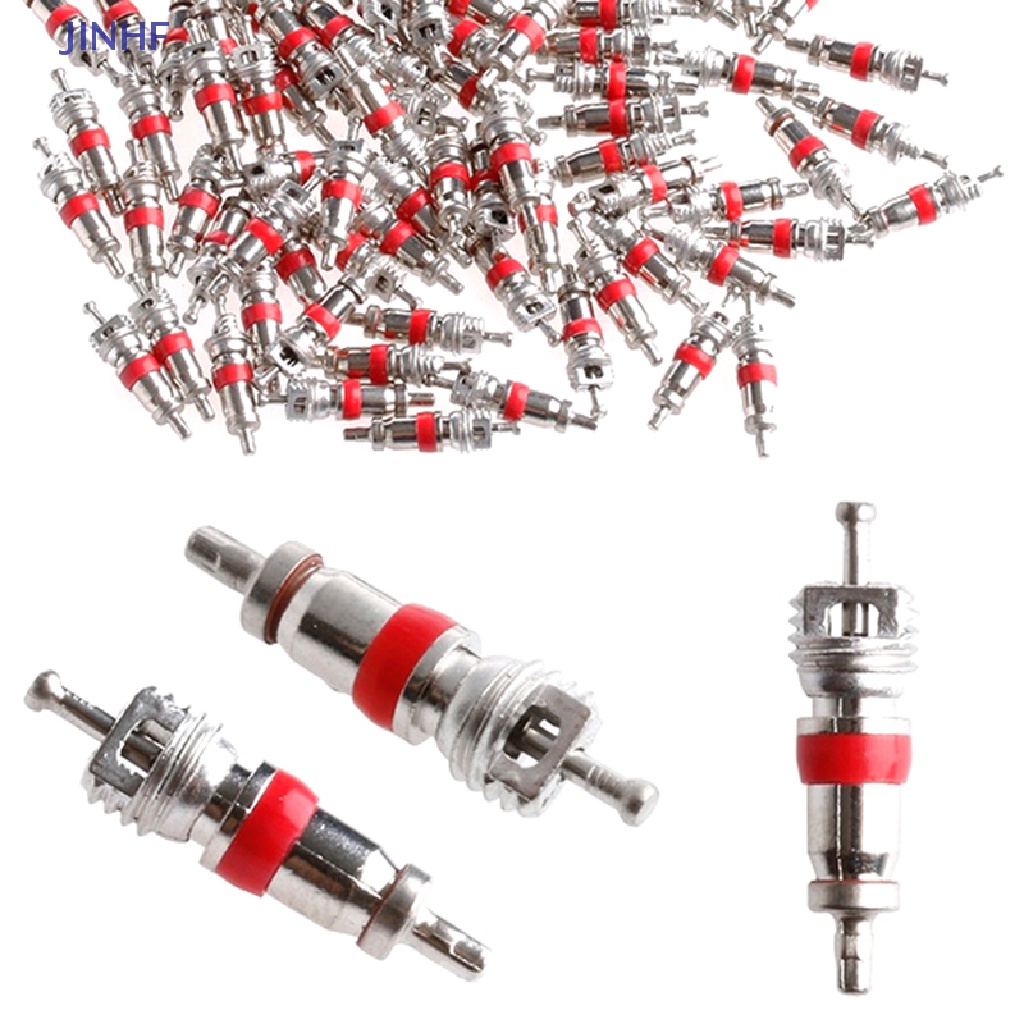 Set 100 Lõi Van Bánh Xe Thay Thế Cho Xe Hơi / Xe Tải Kèm Cờ Lê JINHF