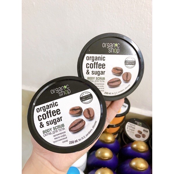 Tẩy Da Chết Toàn Thân Organic Coffee &amp; Sugar Body Scrub