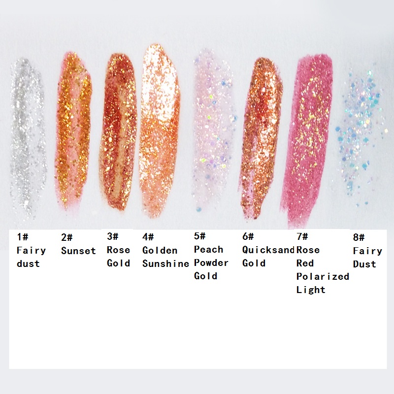 Phấn mắt dạng lỏng lấp lánh trang điểm nổi bật