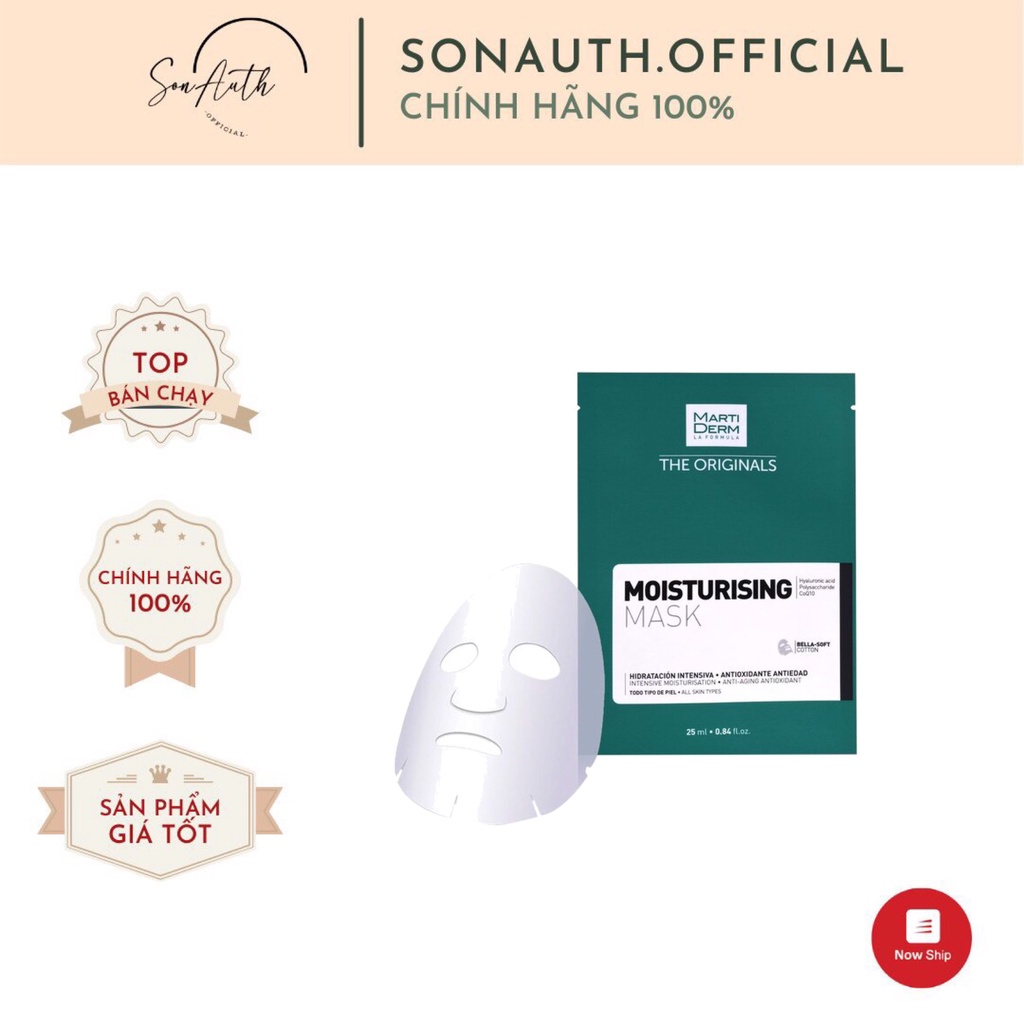 Mặt nạ giấy dưỡng ẩm da - MartiDerm The Originals Moisturising Mask