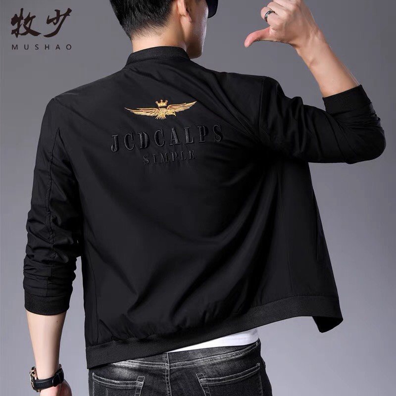 Áo Khoác Dù Nam mẫu JCDCALPS  form Simple - vải dù 2 lóp dày dặn ..