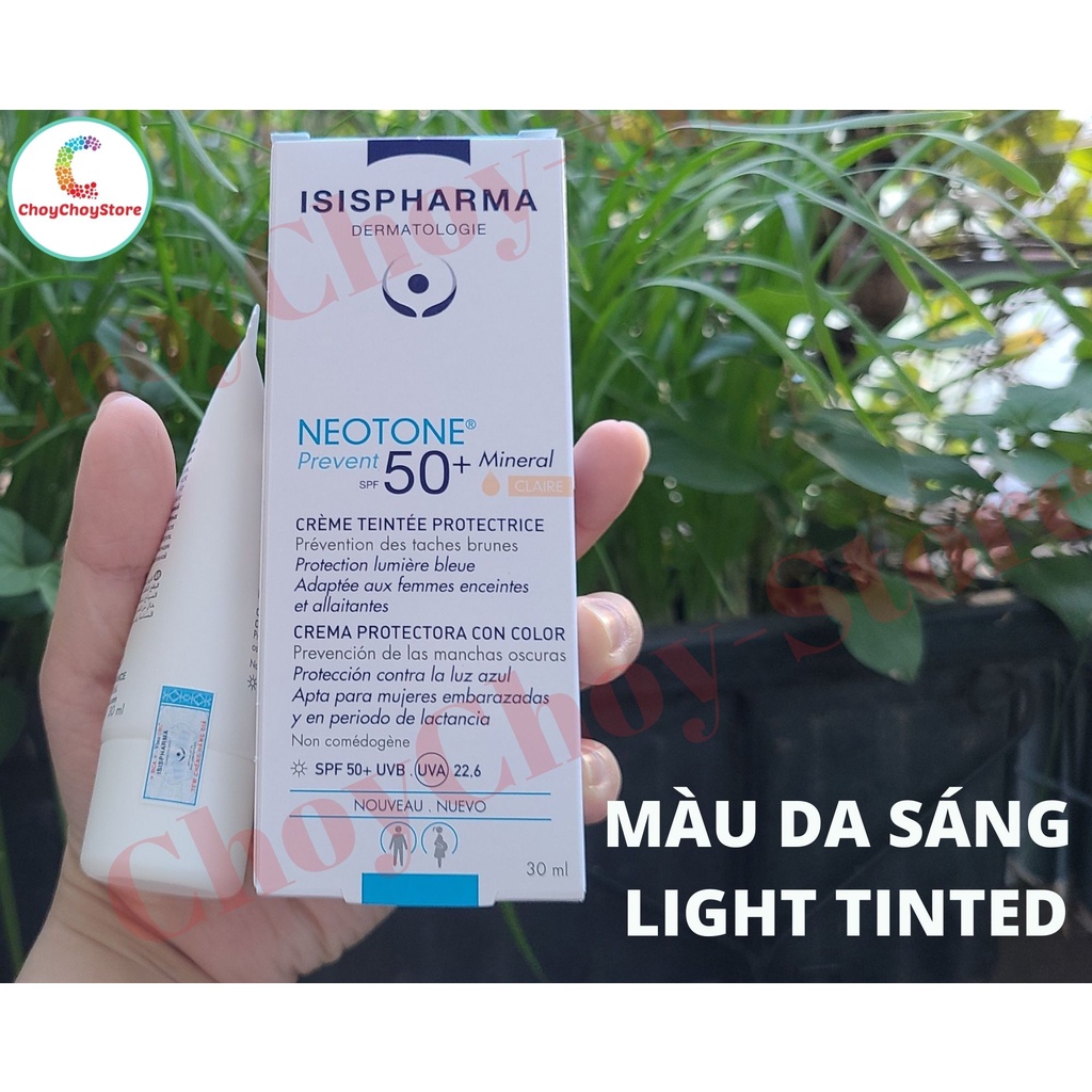 [TEM CTY] ISIS PHARMA Neotone Prevent SPF50+ 30mL - Kem che khuyết điểm, kết hợp chống nắng