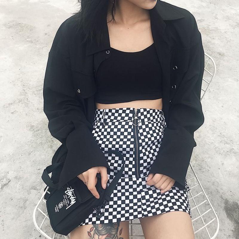 Váy Chữ A Eo Cao Kẻ Sọc Phong Cách Hàn Quốc Thời Trang Cho Nữ | BigBuy360 - bigbuy360.vn