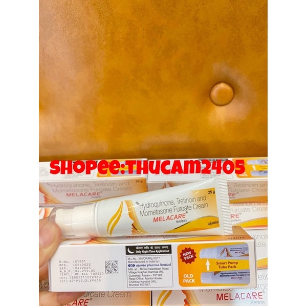 Kem Melacare giảm nám mờ thâm , tàn nhang ,trắng da 25g.