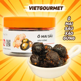 Ô mai sấu xào gừng vị cay chua ngọt 200g, Đặc Sản Hà Nội, đồ ăn vặt, quà tặng hấp dẫn
