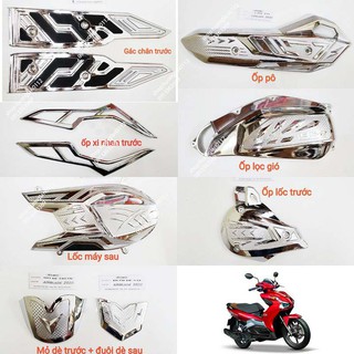 Ốp trang trí xe máy Air Blade 2020 mạ Crom cao cấp
