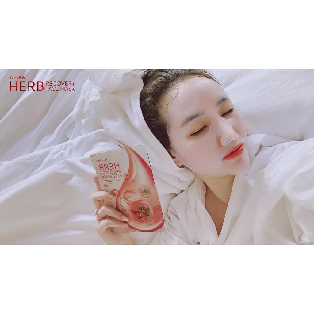 Mặt nạ Herb recovery face mask 7 miếng