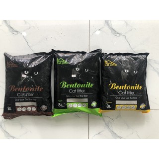 Cát vệ sinh cho mèo Bentonite 8L