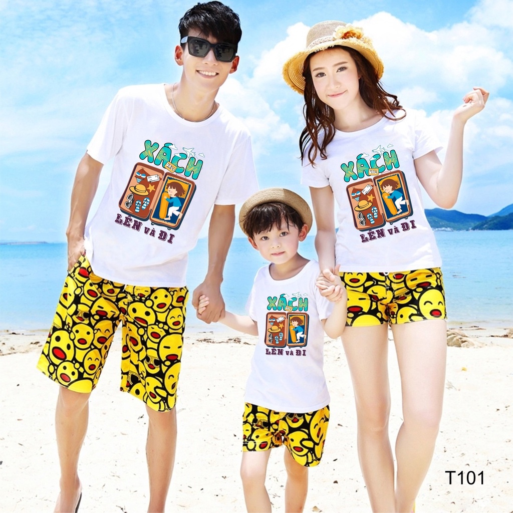 Áo thun đồng phục đi biển, áo đồng phục hội nhóm đi chơi, du lịch chất cotton mát mẻ BSTDP08