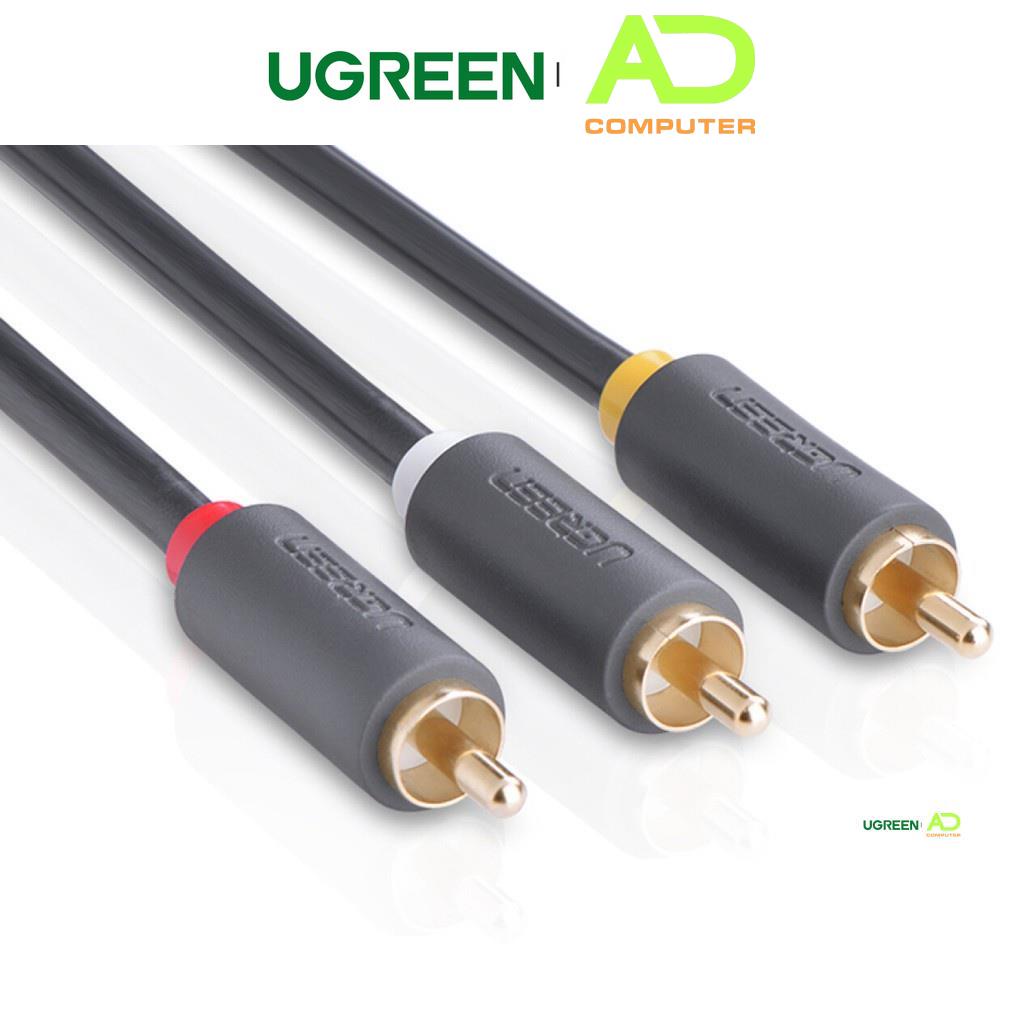 Dây cáp AV 3 đầu Hoa Sen mạ vàng Ugreen AV105 - Hàng phân phối chính hãng - Bảo hành 18 tháng
