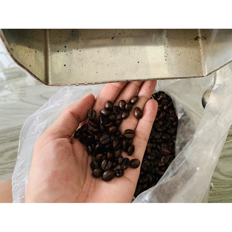 Cà phê rang xay nguyên chất, robusta 1kg