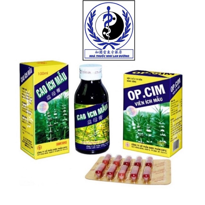 Ích mẫu OPC hỗ trợ điều kinh, bổ huyết, đau bụng kinh