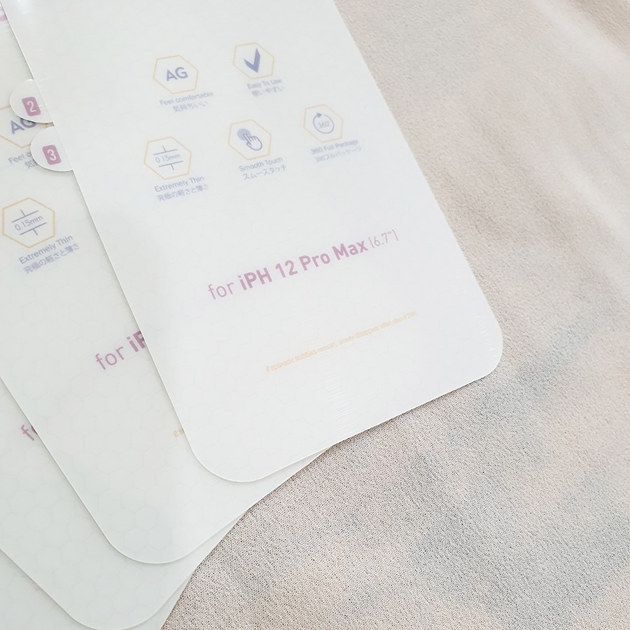 Bộ PPF nhám mờ chống bám vân tay cho Iphone 12 Pro Max