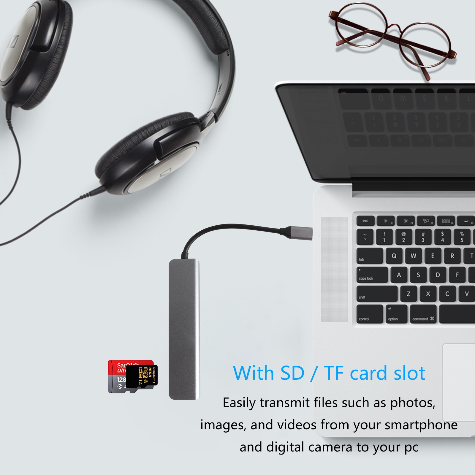 Bộ mở rộng USB Type-c PD sạc 7 cổng