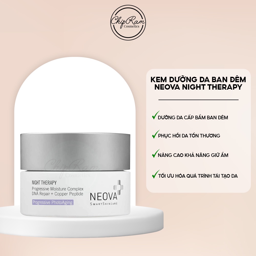 Kem dưỡng da ban đêm Neova Night Therapy cấp ẩm phục hồi da 50ml