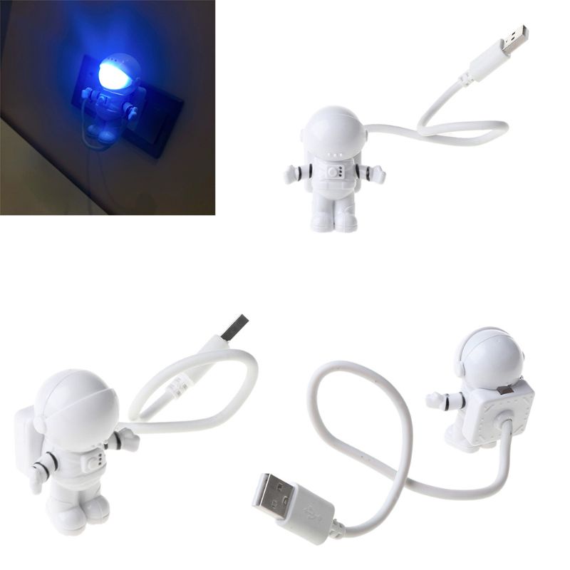 Đèn Ngủ Led Usb Hình Phi Hành Gia Sáng Tạo Linh Hoạt Làm Đồ Chơi Cho Trẻ Em Cho Laptop Pc Notebook