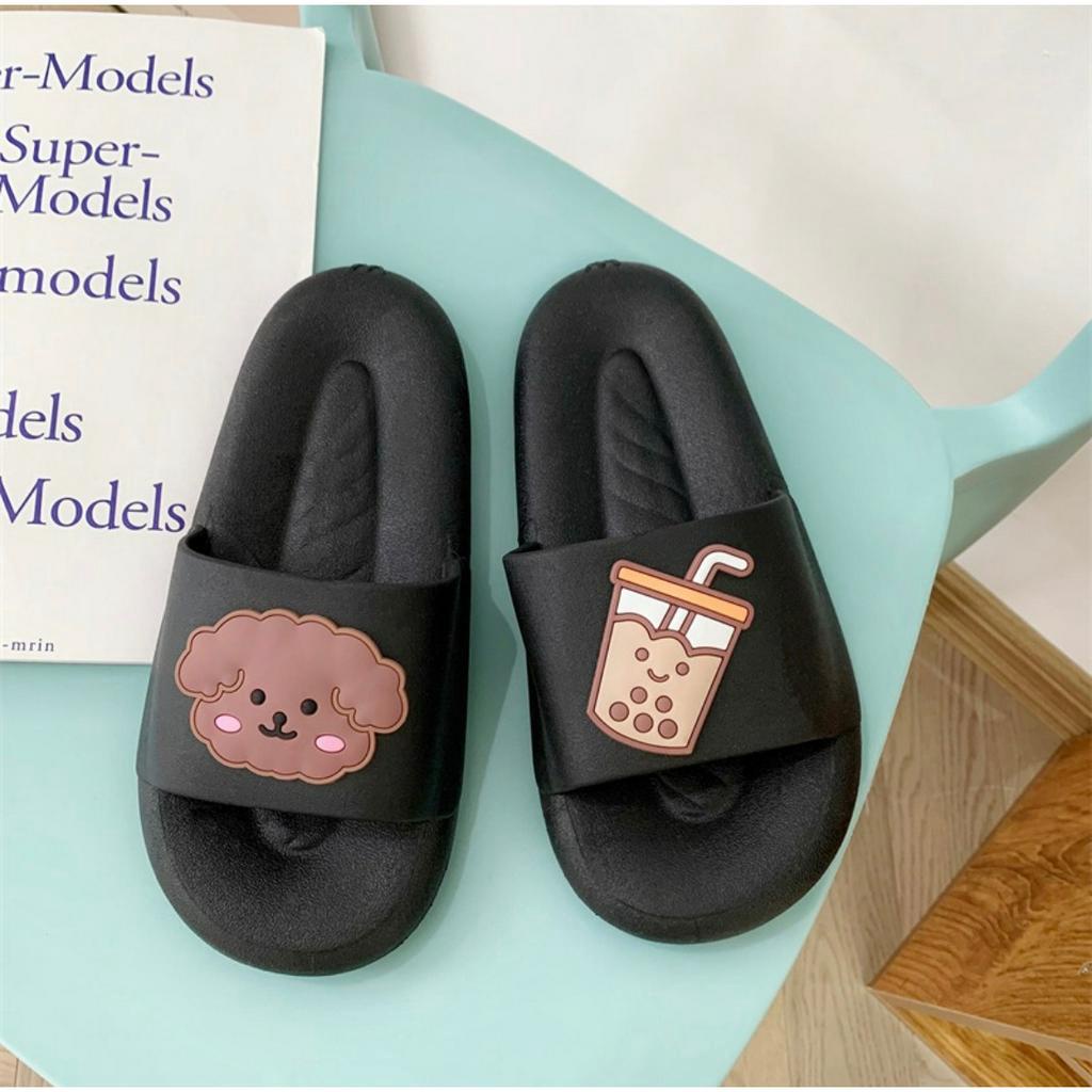 Dép đế bánh mì, dép Gấu và Trà Sữa siêu cute