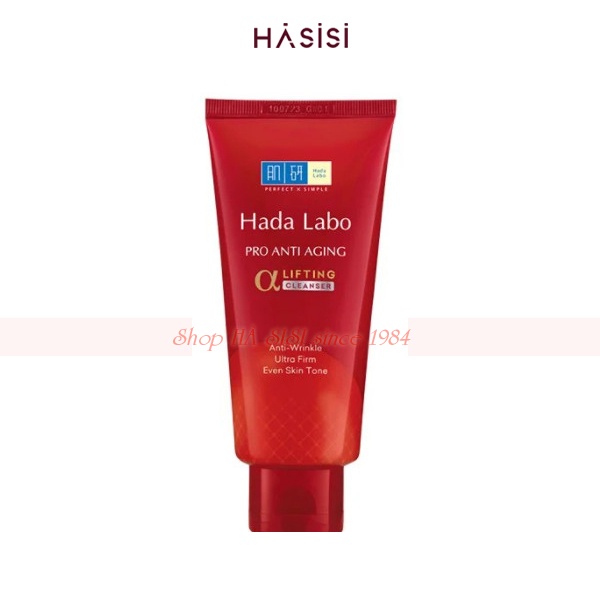 Sữa Rửa Mặt chống Lão Hoá HADA LABO PRO ANTI AGING COLLAGEN PLUS CLEANSER 80G