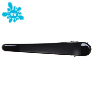 12 kẹp tóc răng cưa bằng nhựa màu đen