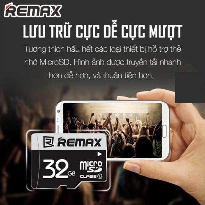 Thẻ nhớ Micro SD Remax 32GB tốc độ Class 10