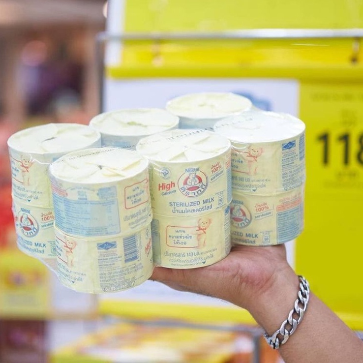 Combo 12 Lon Sữa Gấu Nestle Thái Lan 140ml