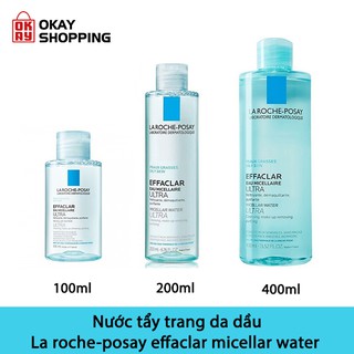 Nước tẩy trang da dầu La roche-posay effaclar micellar water