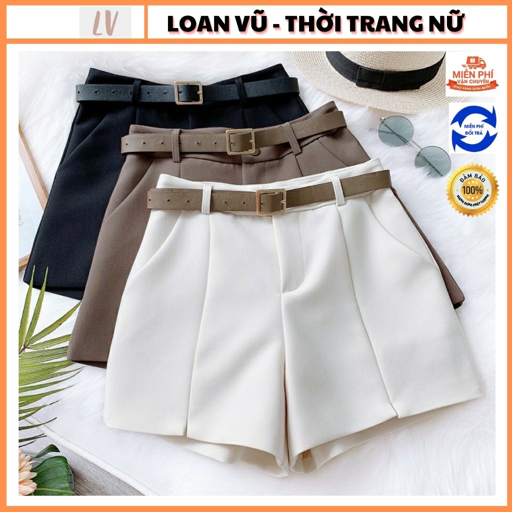 Quần Short Xẻ Gấu Cá Tính Loan Vũ MS1025
