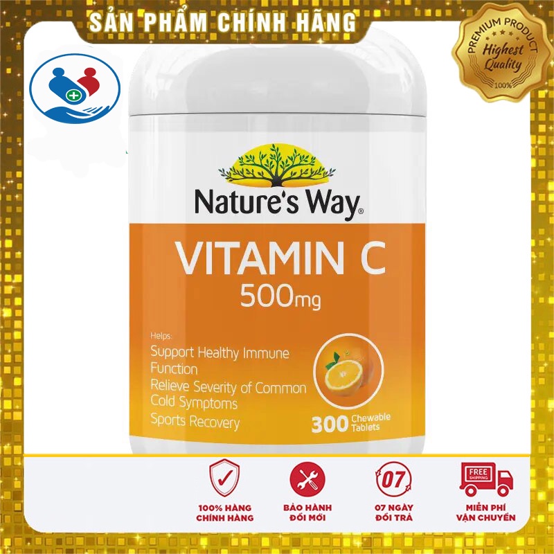 Nature's Way Vitamin C Orange 500mg